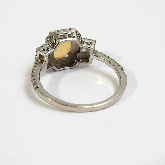 [On HOLD/repair] Sizeable Real/Natural Ethiopian Opal 925 Silver Ring Sz 8 - Picture 14 of 16